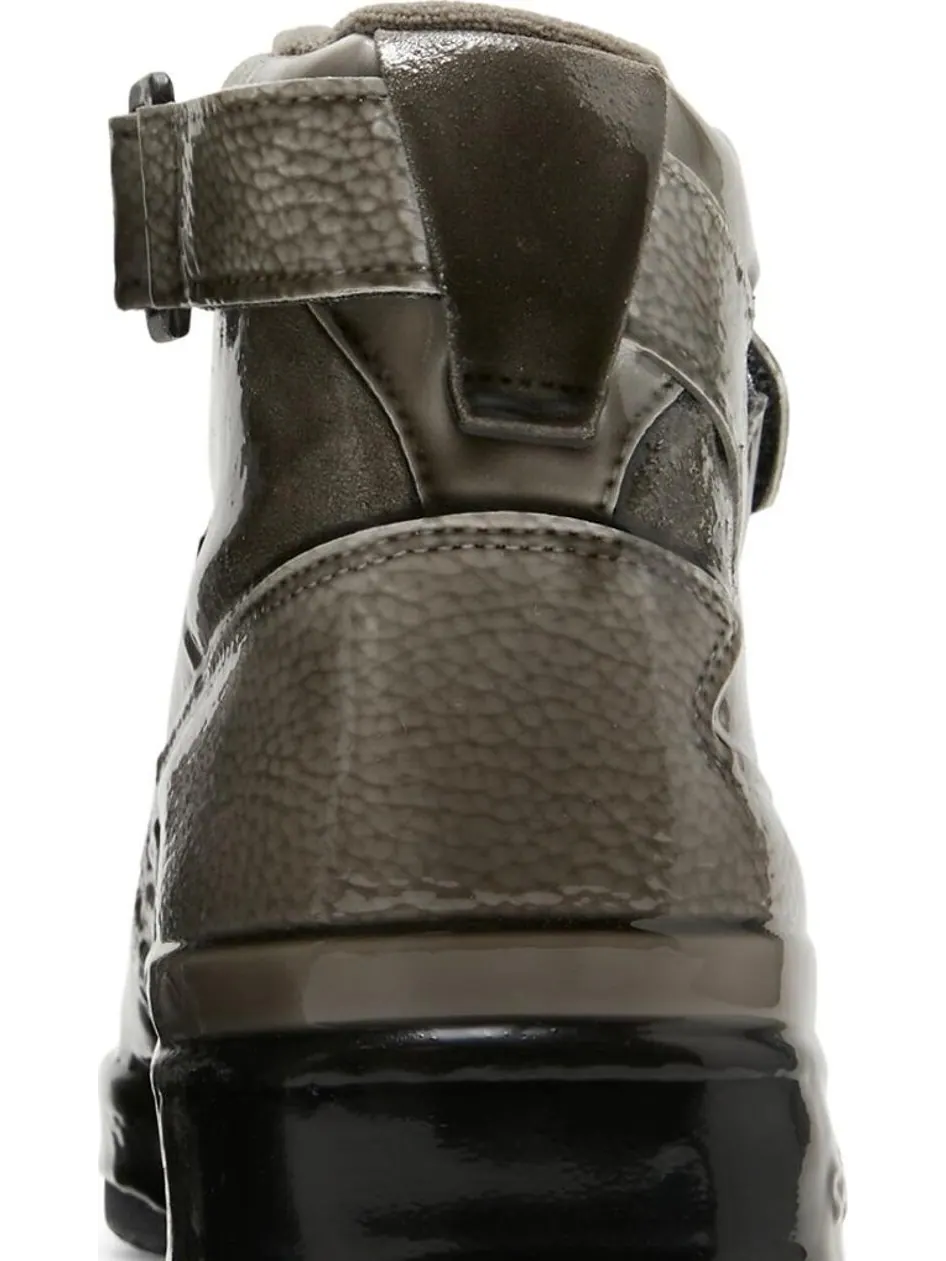 Кроссовки Adidas Jeremy Scott x Forum High 'Dipped - Carbon' — изображение 7 из 8, серый
