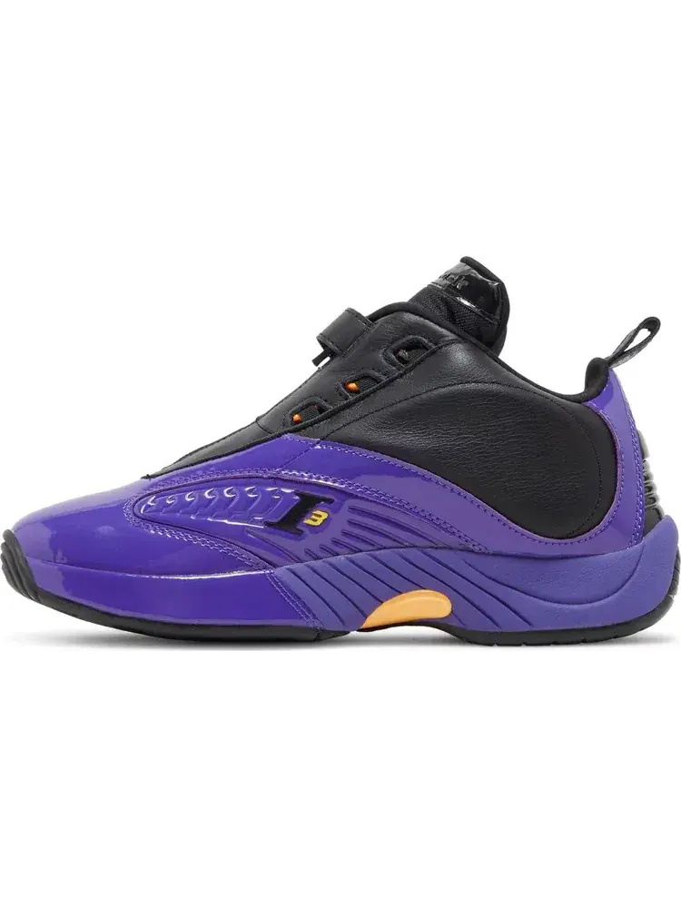 Кроссовки answer 4 'lakers' sample Reebok — изображение 3 из 8, черный