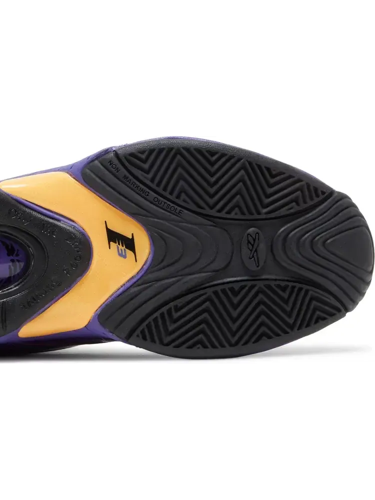 Кроссовки answer 4 'lakers' sample Reebok — изображение 5 из 8, черный