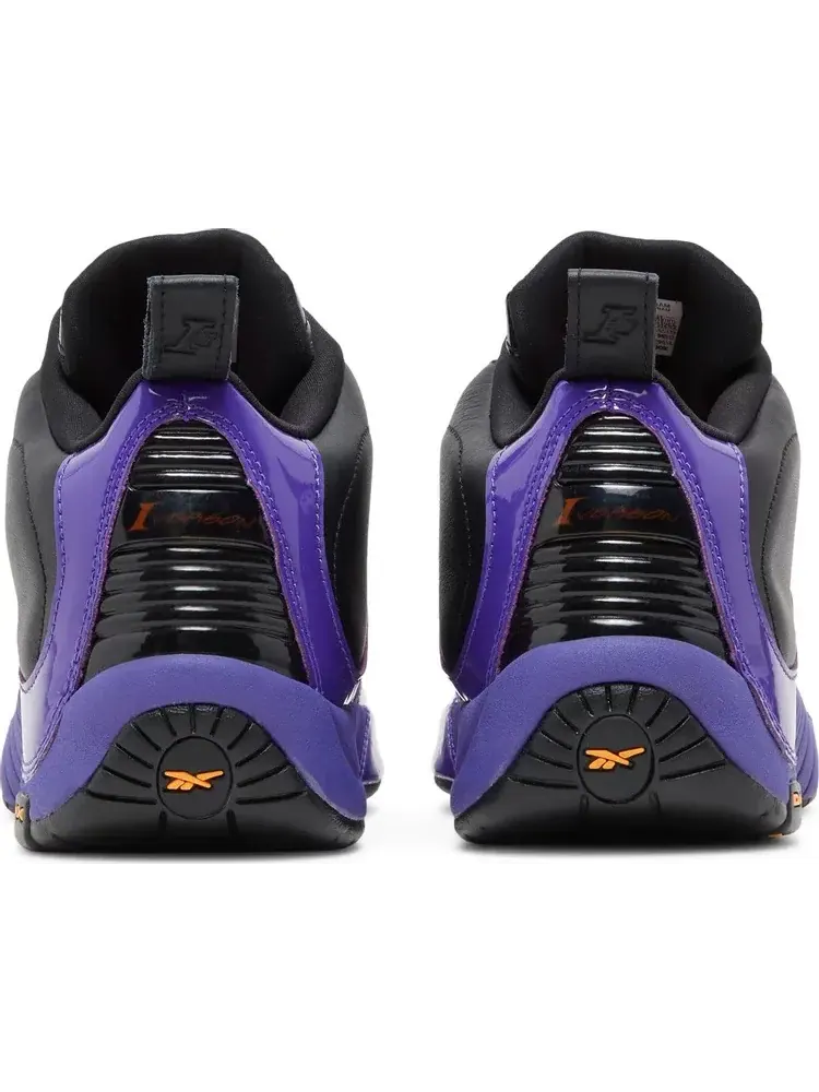 Кроссовки answer 4 'lakers' sample Reebok — изображение 6 из 8, черный