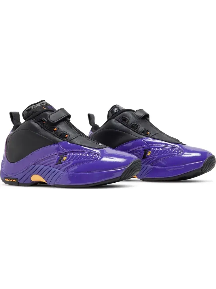 Кроссовки answer 4 'lakers' sample Reebok — изображение 8 из 8, черный