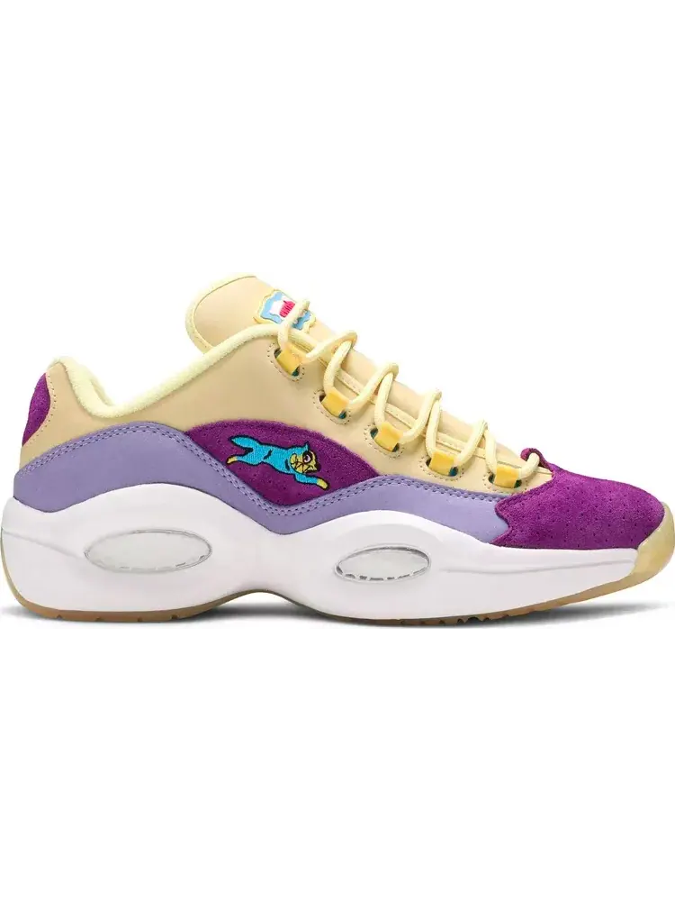 Кроссовки bbc ice cream x question low 'yellow lilac glow' Reebok — изображение 1 из 8, мульти