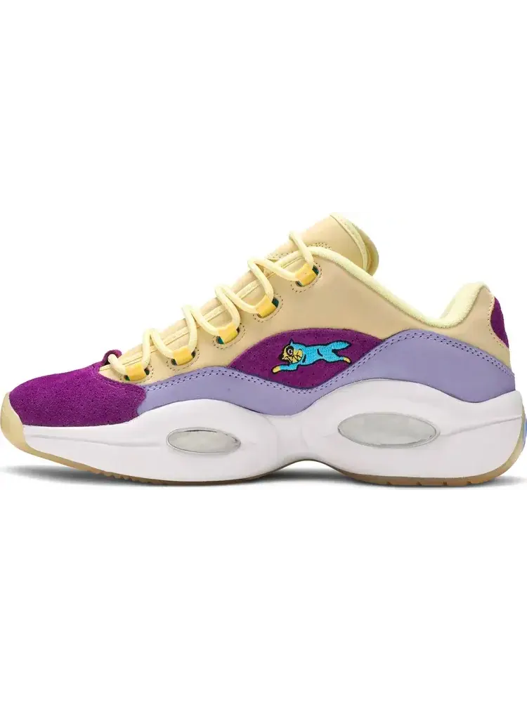 Кроссовки bbc ice cream x question low 'yellow lilac glow' Reebok — изображение 3 из 8, мульти