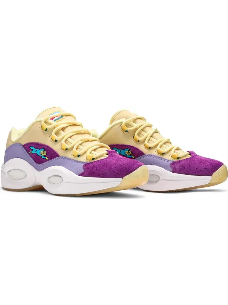 Кроссовки bbc ice cream x question low 'yellow lilac glow' Reebok — изображение 8 из 8, мульти