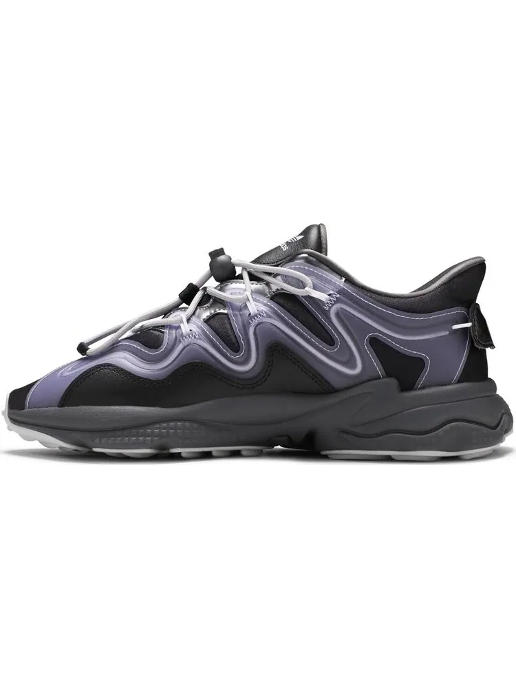 Кроссовки Adidas Wmns Ozweego Plus 'Black Dust Purple' — изображение 3 из 8, черный