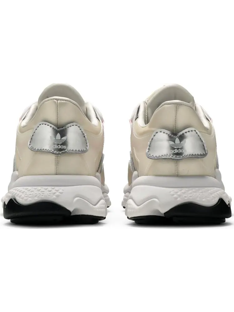 Кроссовки Adidas Wmns Ozweego Plus 'Chalk White Pink' — изображение 6 из 8, бежевый