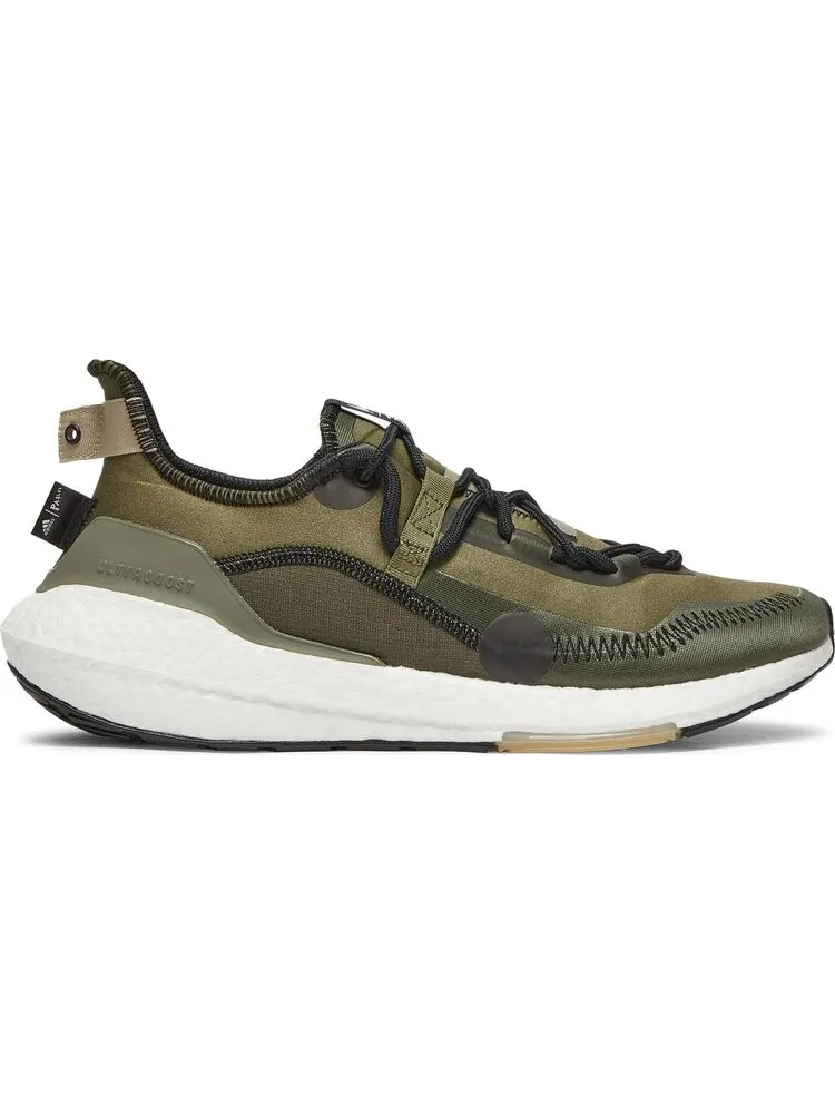 Кроссовки Adidas Parley x UltraBoost 21 'Focus Olive' — изображение 1 из 8, зеленый
