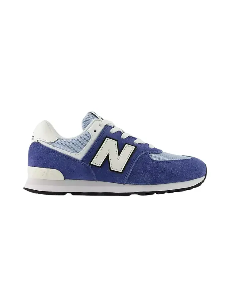 Кроссовки New Balance 574 Lace Big Kid 'Magic Blue' — изображение 1 из 1, синий