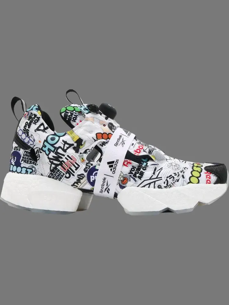 Кроссовки instapump fury boost 'sticker city' Reebok — изображение 1 из 1, мульти
