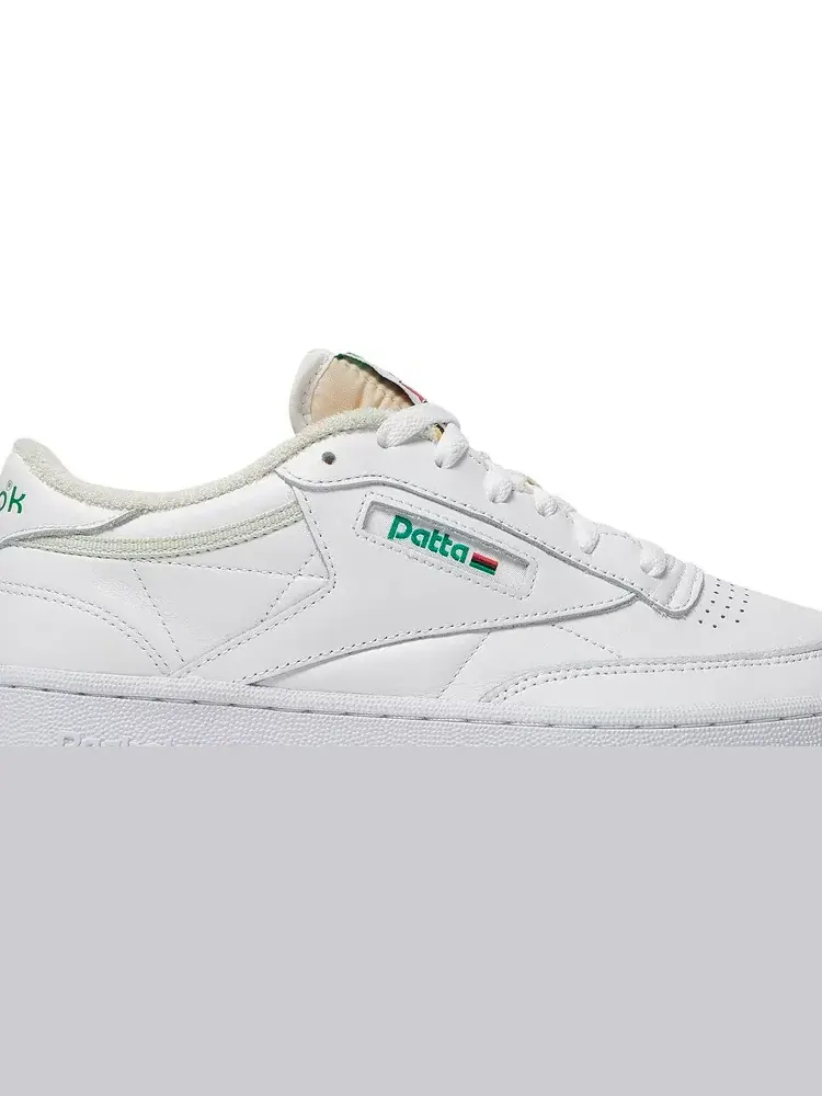 Кроссовки patta x club c 85 'white cool sage' Reebok — изображение 2 из 8, белый