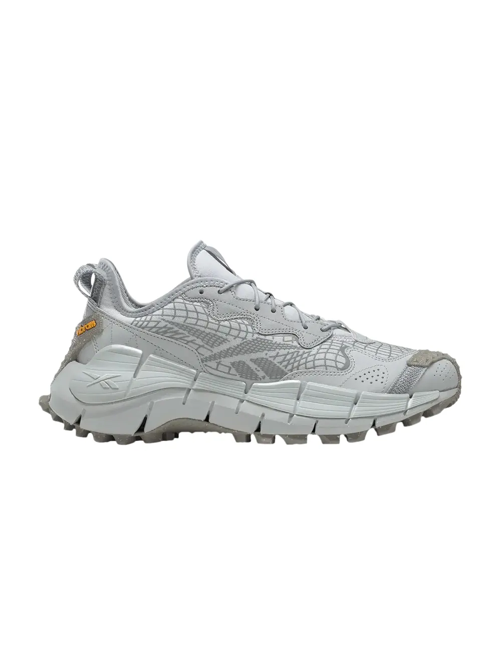 Кроссовки Zig Kinetica 2 Edge Reebok — изображение 1 из 1, серый/серый/черный