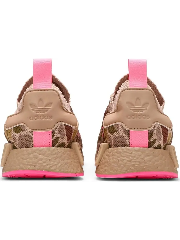 Кроссовки Adidas NMD_R1 Primeknit 'Camo Hyper Pop' — изображение 6 из 8, коричневый