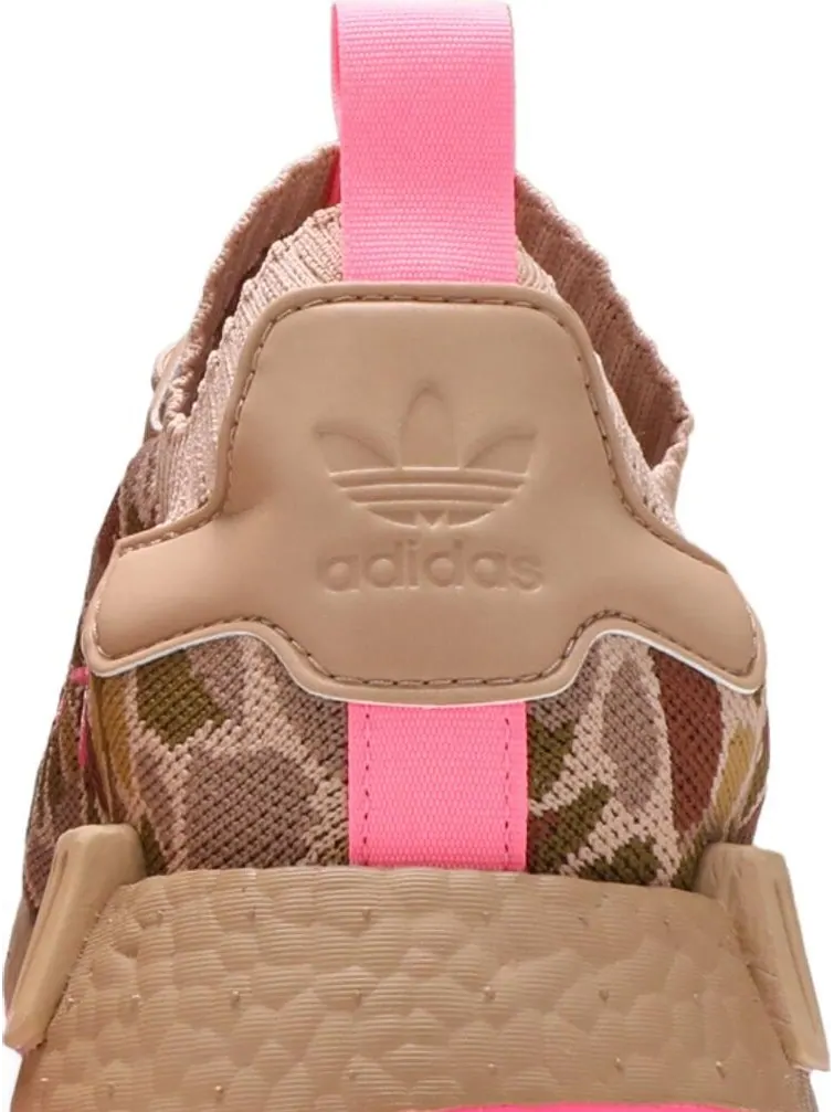 Кроссовки Adidas NMD_R1 Primeknit 'Camo Hyper Pop' — изображение 7 из 8, коричневый