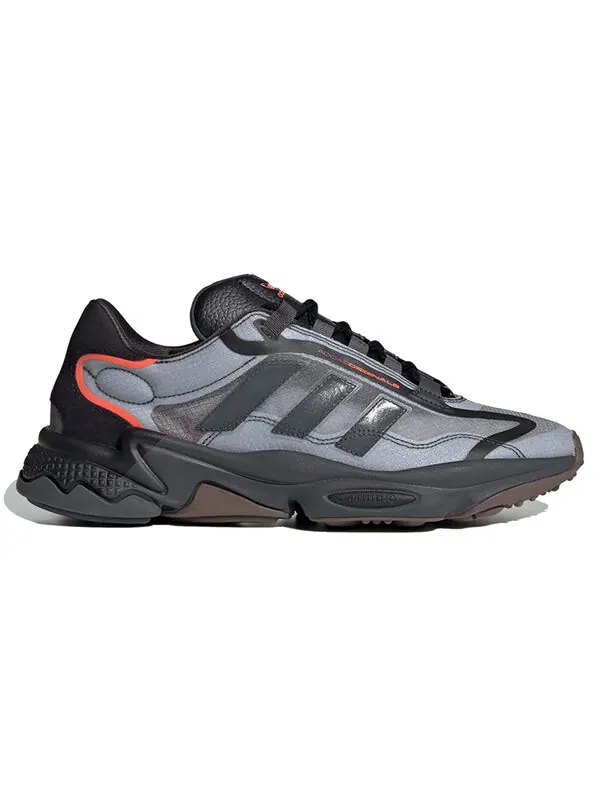 Кроссовки Adidas Originals Ozweego Pure Black Grey Unisex — изображение 2 из 4, черный