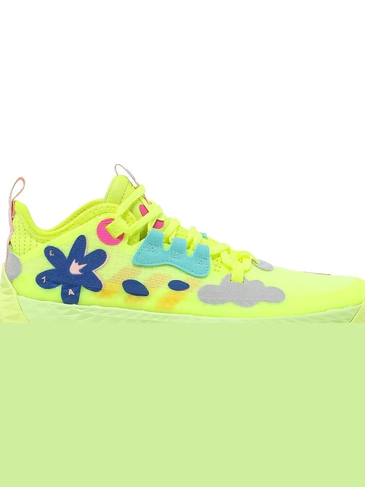 Кроссовки Adidas Harden Vol. 5 J Futurenatural 'Solar Yellow' — изображение 2 из 8, желтый