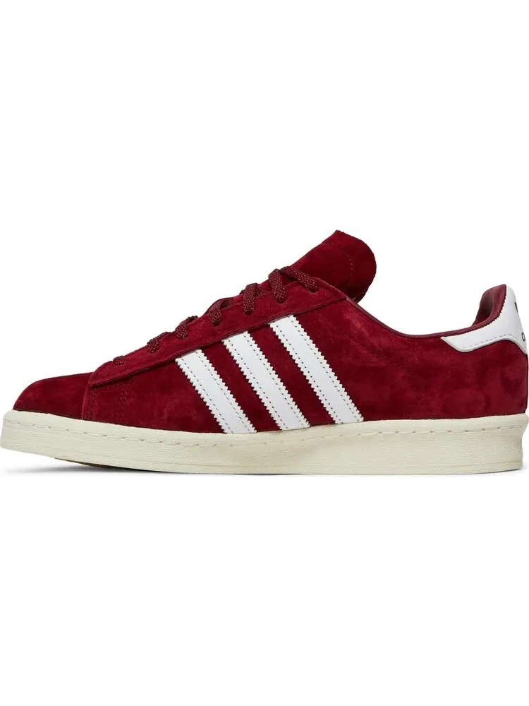 Кроссовки Adidas Campus 80s — изображение 3 из 8, бордовый/белый/черный