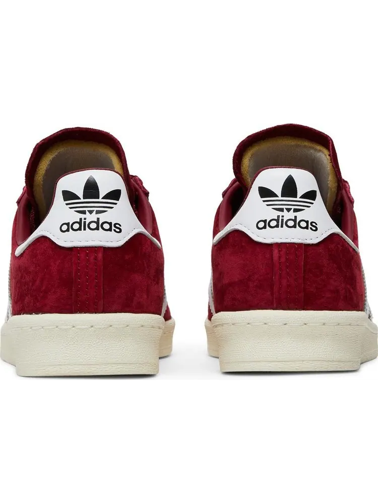 Кроссовки Adidas Campus 80s — изображение 6 из 8, бордовый/белый/черный