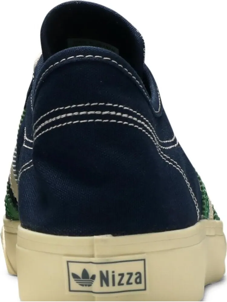 Кроссовки Adidas Wales Bonner x Nizza Low 'Night Indigo' — изображение 7 из 8, синий