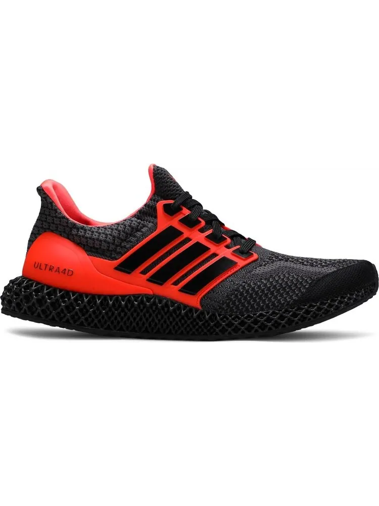 Кроссовки Adidas Ultra 4D 5.0 'Black Solar Red' — изображение 1 из 8, черный