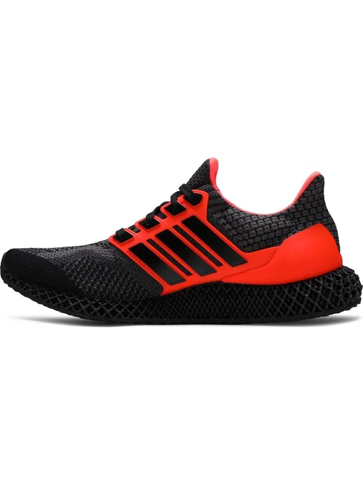 Кроссовки Adidas Ultra 4D 5.0 'Black Solar Red' — изображение 3 из 8, черный