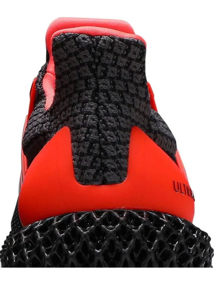 Кроссовки Adidas Ultra 4D 5.0 'Black Solar Red' — изображение 7 из 8, черный