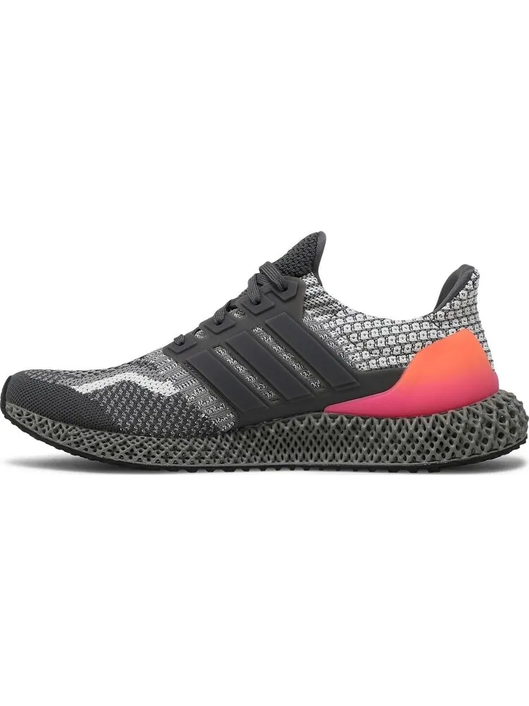 Кроссовки Adidas Ultra 4D 'Grey Pink Gradient' — изображение 3 из 8, серый