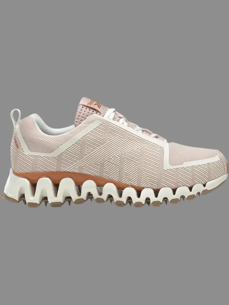 Кроссовки wmns zigwild trail 6 'soft ecru' Reebok — изображение 1 из 1, розовый