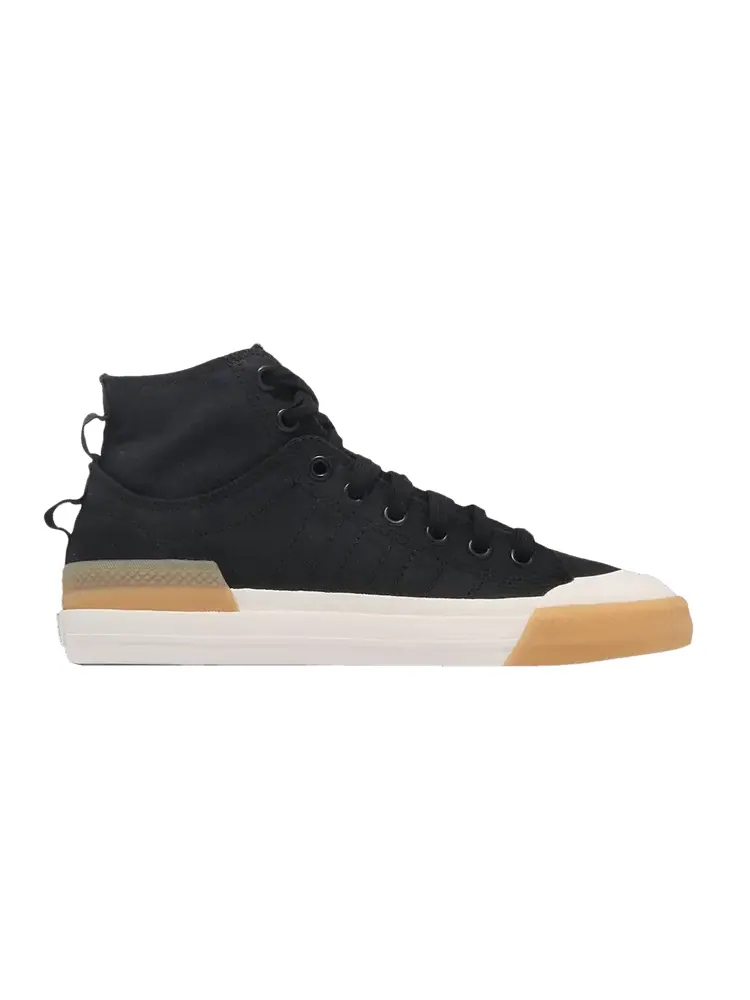 Кроссовки adidas Nizza High DL 'Black White' — изображение 1 из 1, черный/черный/белый