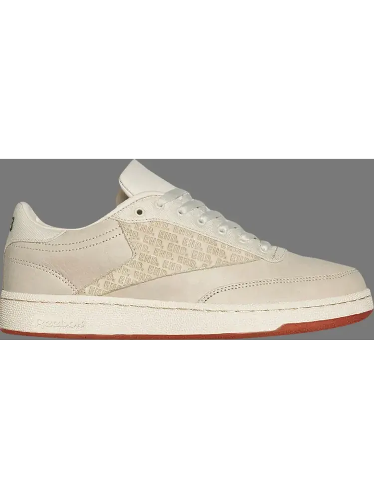Кроссовки end. x club c 85 'chalk' Reebok, пломбир — изображение 1 из 1, бежевый