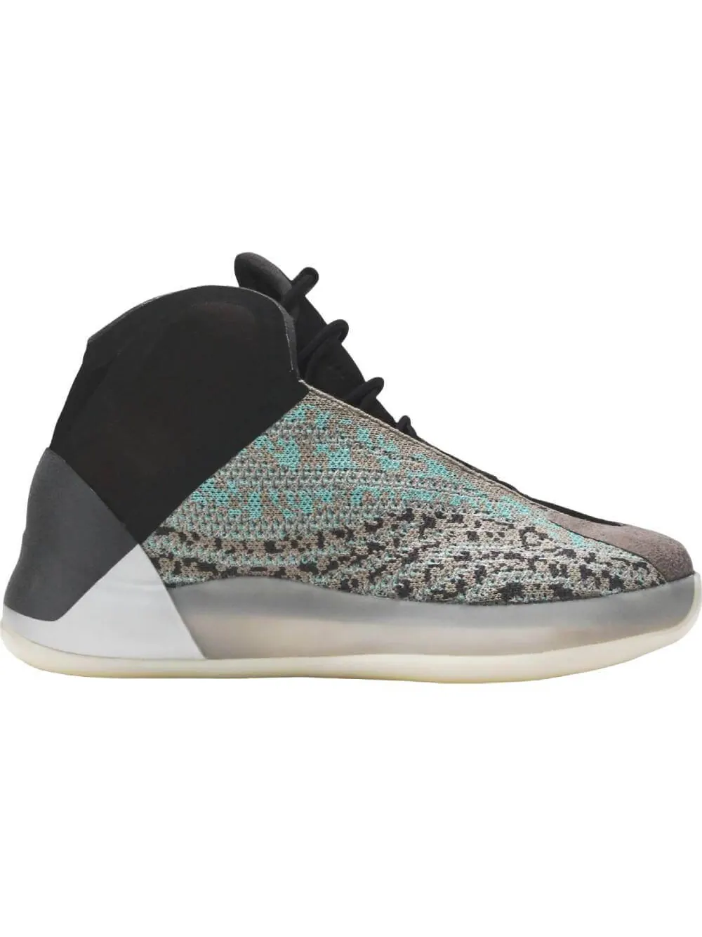 Кроссовки Yeezy Quantum Kids Teal Blue — изображение 1 из 7, бирюзовый
