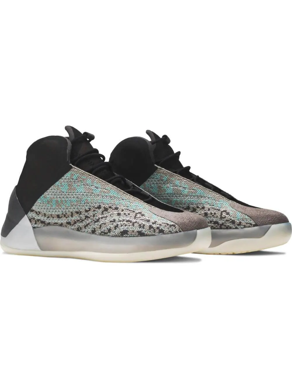 Кроссовки Yeezy Quantum Kids Teal Blue — изображение 4 из 7, бирюзовый