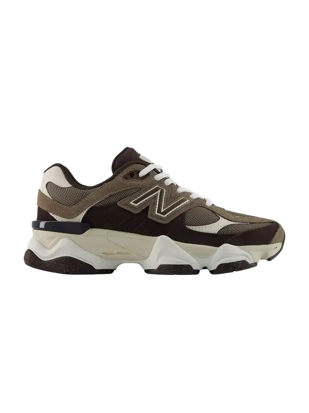 Кроссовки New Balance 9060 Lace Big Kid — изображение 1 из 1, коричневый/черный