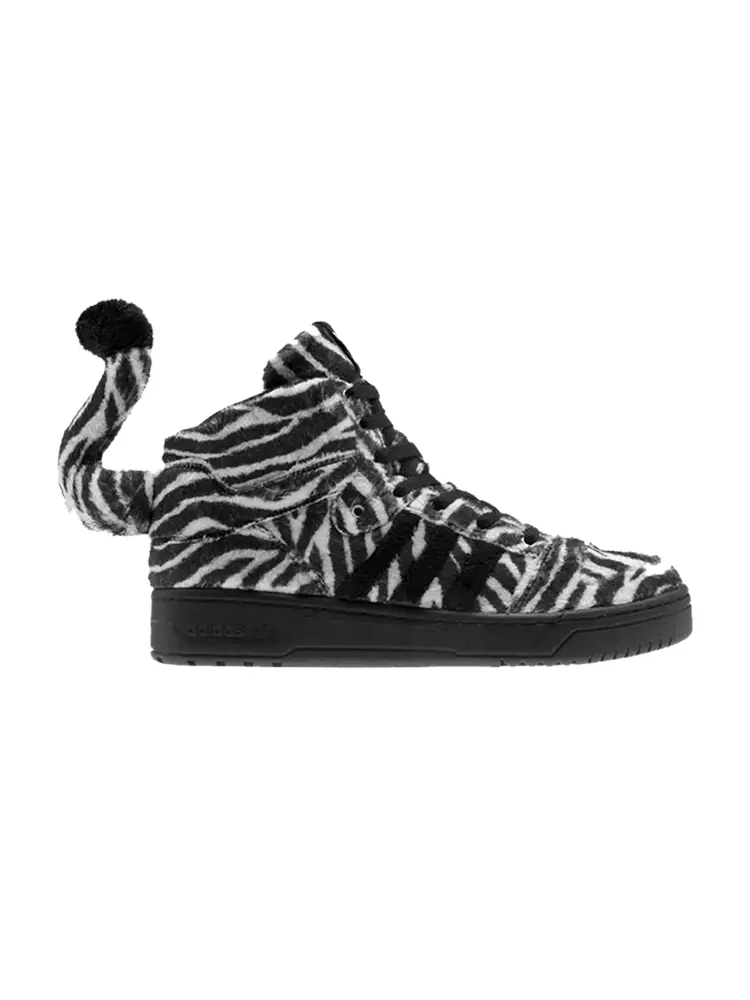 Кроссовки adidas JS Zebra Black White — изображение 1 из 1, белый