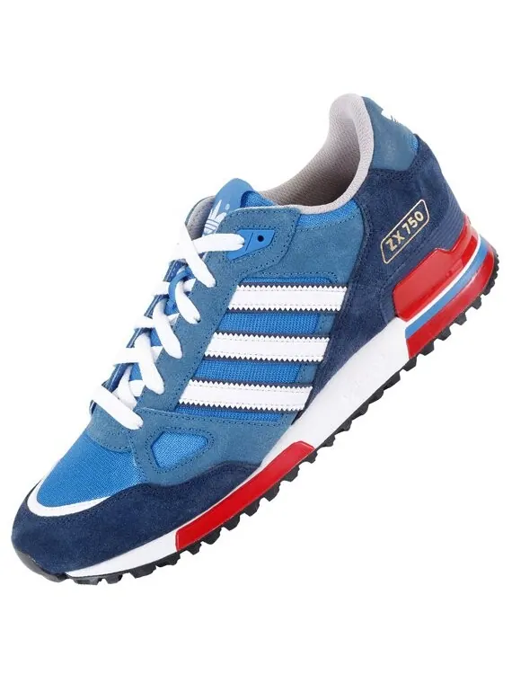 Кроссовки Adidas ZX 750 'Blue Bird' — изображение 2 из 2, синий