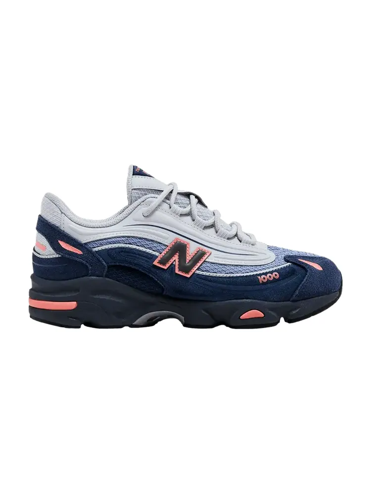 Кроссовки New Balance 1000 Big Kid 'Nautical Coral' Footlocker Exclusive — изображение 1 из 9, темно-синий//серый