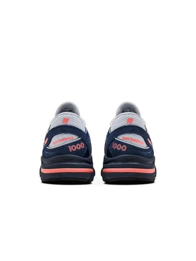 Кроссовки New Balance 1000 Big Kid 'Nautical Coral' Footlocker Exclusive — изображение 7 из 9, темно-синий//серый