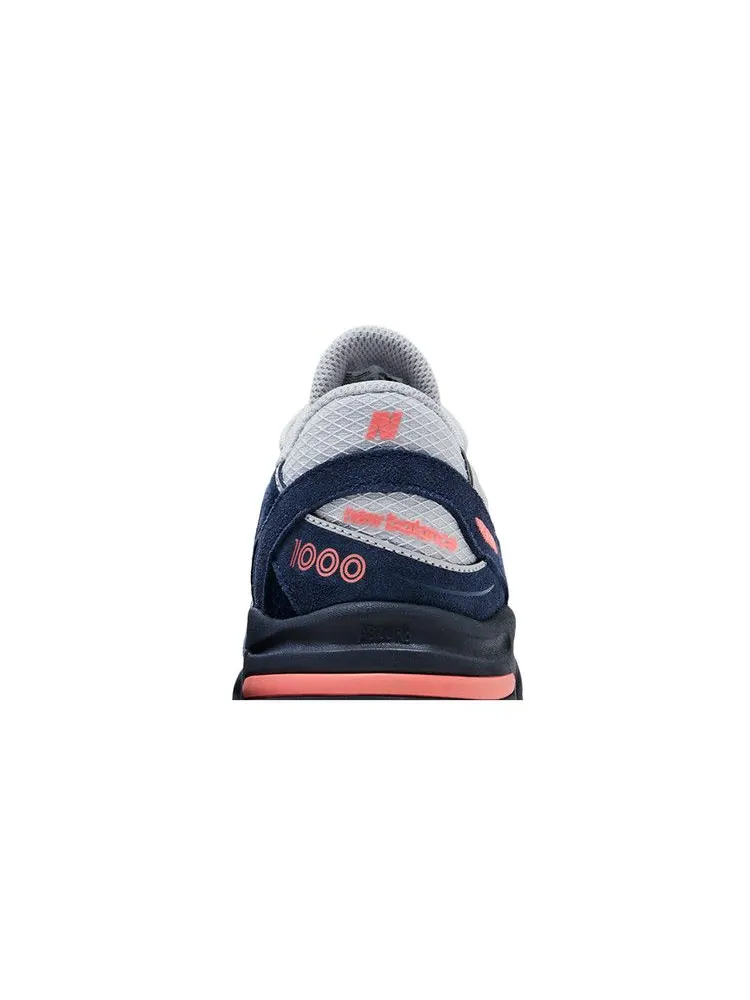 Кроссовки New Balance 1000 Big Kid 'Nautical Coral' Footlocker Exclusive — изображение 8 из 9, темно-синий//серый