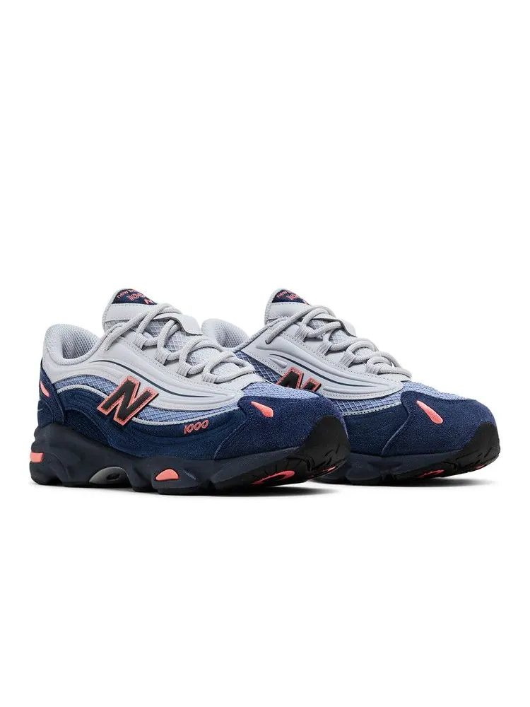 Кроссовки New Balance 1000 Big Kid 'Nautical Coral' Footlocker Exclusive — изображение 9 из 9, темно-синий//серый