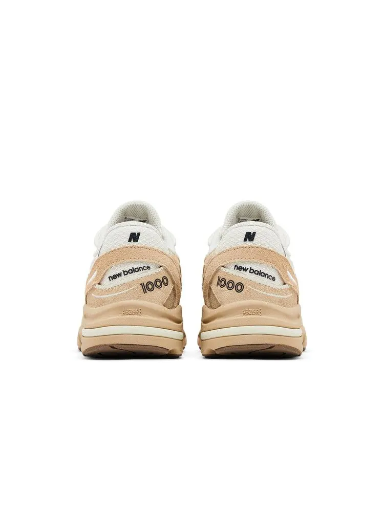 Кроссовки New Balance 1000 Big Kid 'Parchment' — изображение 7 из 9, белый