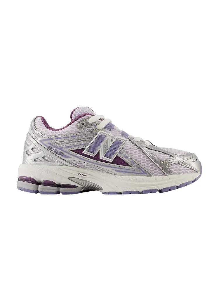 Кроссовки New Balance 1906R Big Kid Wide 'Silver Metallic Dusted Grape' — изображение 1 из 1, серебристый металлик