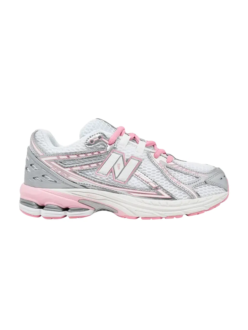 Кроссовки New Balance 1906R Big Kid — изображение 1 из 1, белый/розовый