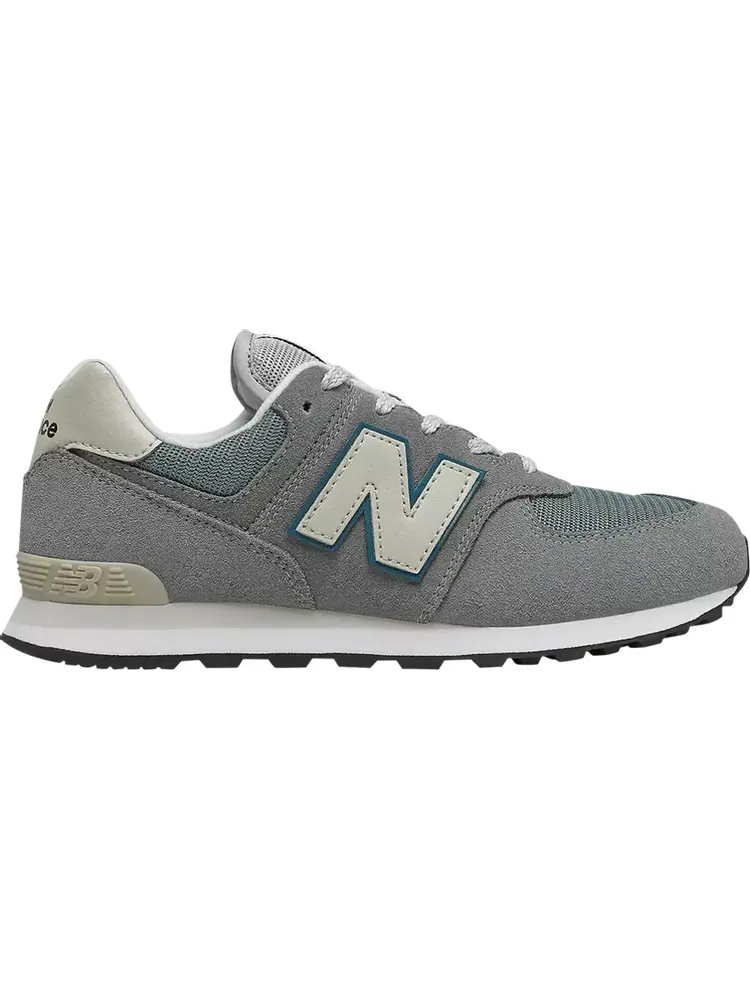 Детские кроссовки New Balance 574 — изображение 1 из 1, серый/белый