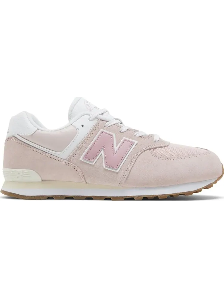 Кроссовки 574 Big Kid Wide 'NB Athletics - Crystal Pink' — изображение 1 из 4, розовый