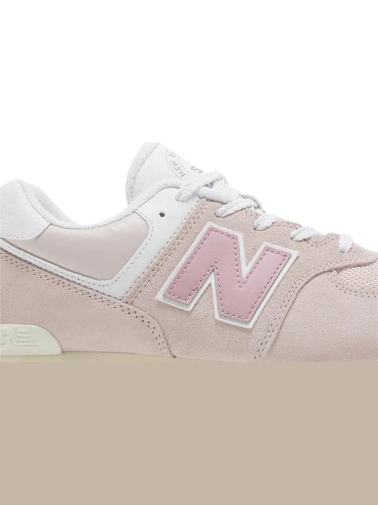 Кроссовки 574 Big Kid Wide 'NB Athletics - Crystal Pink' — изображение 2 из 4, розовый