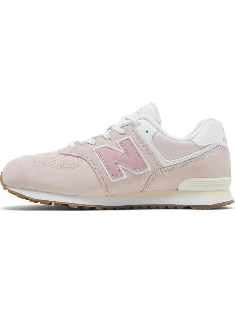 Кроссовки 574 Big Kid Wide 'NB Athletics - Crystal Pink' — изображение 3 из 4, розовый