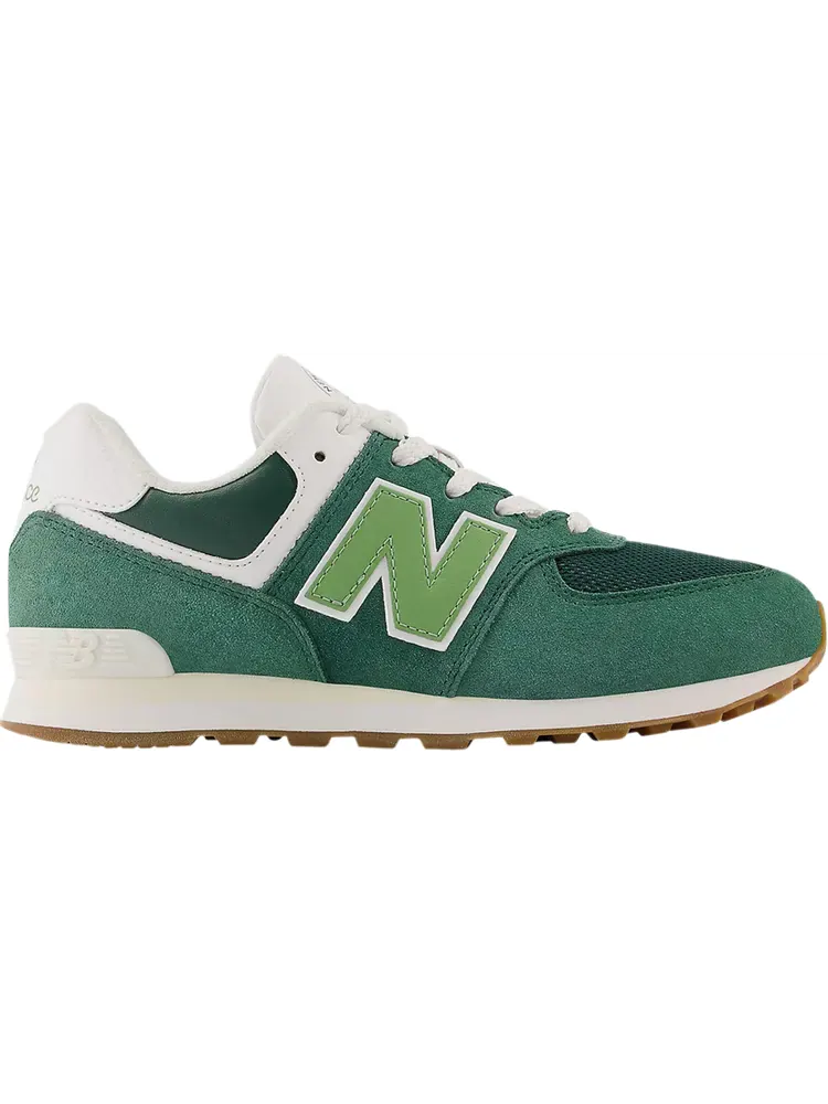 Кроссовки 574 Big Kid Wide 'NB Athletics - Nightwatch Green' — изображение 1 из 1, зеленый