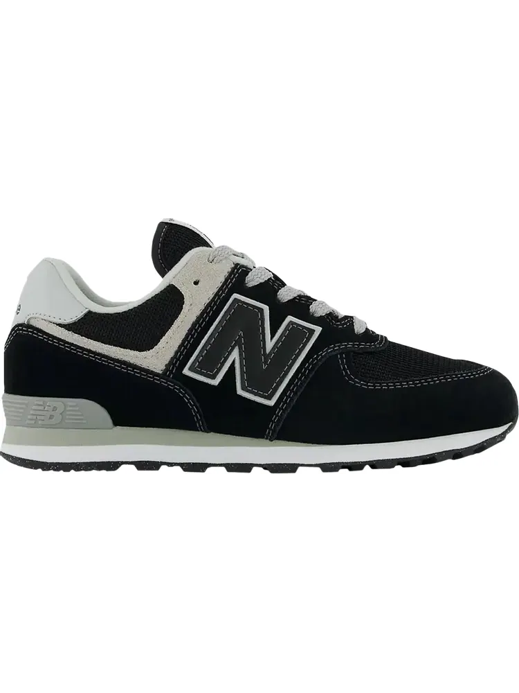 Детские кроссовки New Balance 574 Core — изображение 1 из 1, черный/белый