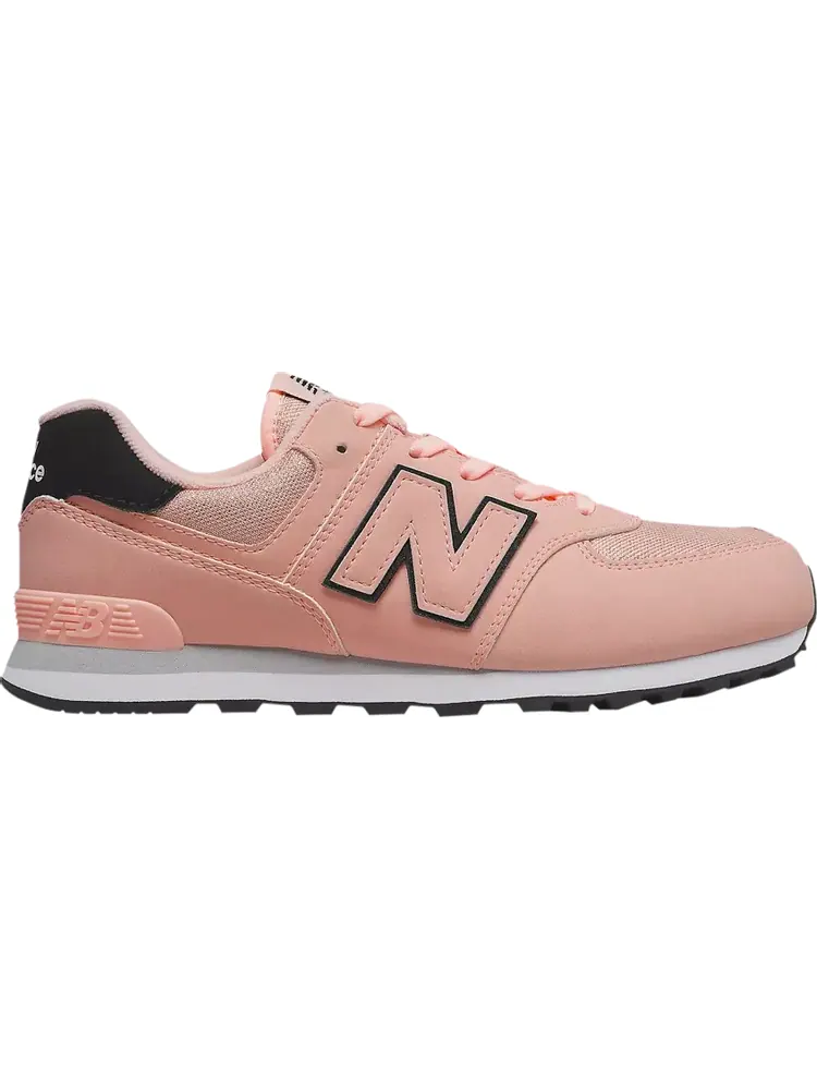 Лимитированные кроссовки New Balance 574 Big Kid 'Fashion Metallic - Cloud Pink' — изображение 1 из 1, розовый