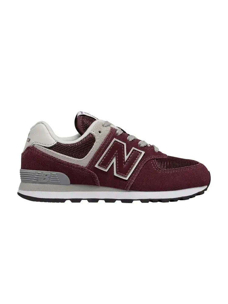 Кроссовки New Balance 574 Kids 'Burgundy' — изображение 1 из 1, красный