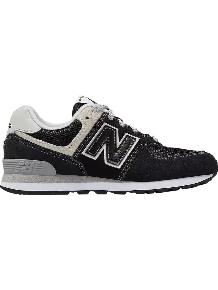 Кроссовки New Balance 574 Core Kids 'Black Grey' — изображение 1 из 1, черный